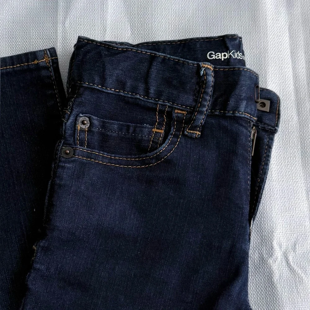Gap Kids 1969 Regular Slim Dark Blue Jeans